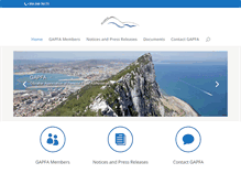 Tablet Screenshot of gibraltarapfa.com
